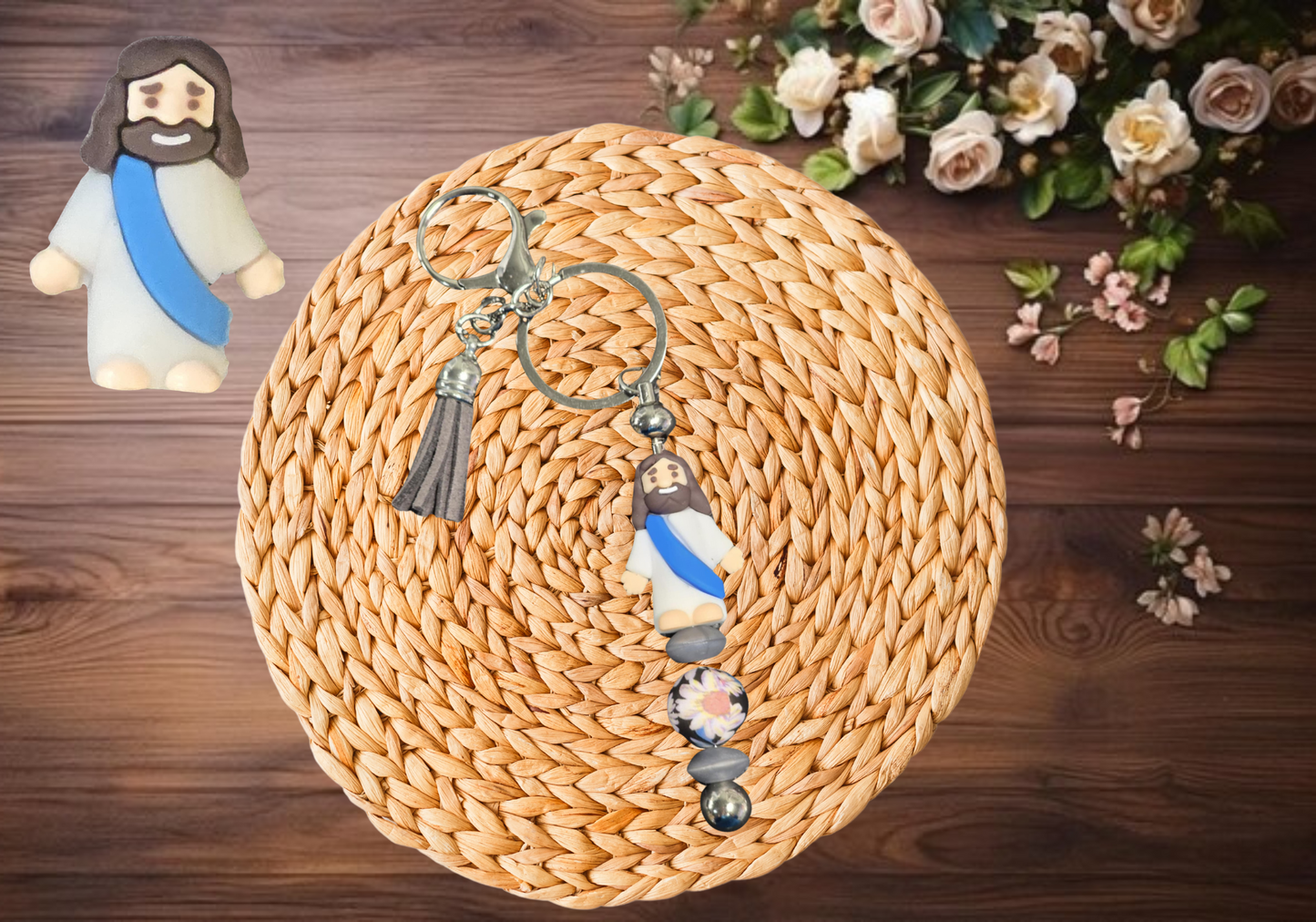 Build a Keychain (Blue Jesus)