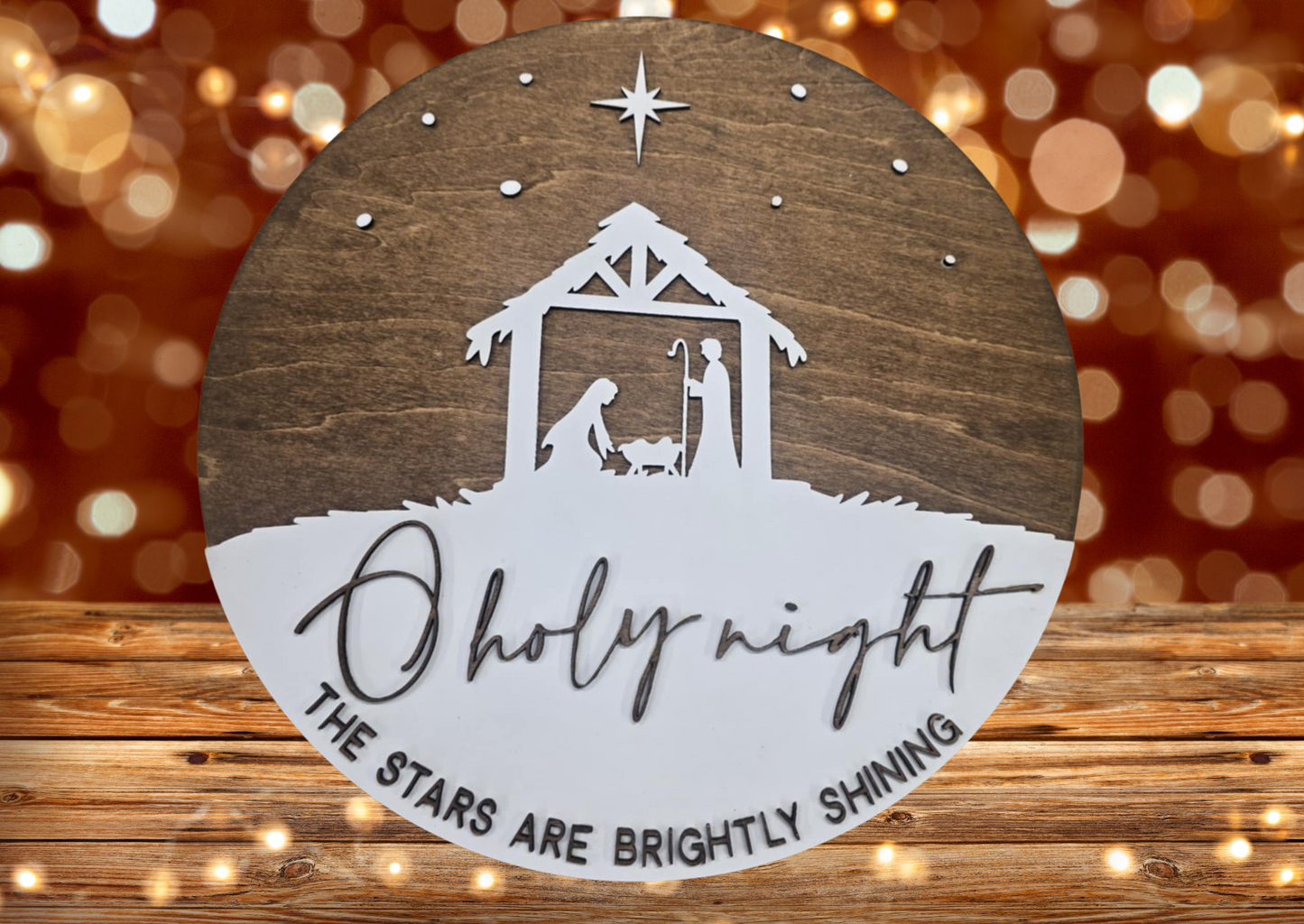 O Holy Night Door Hanger